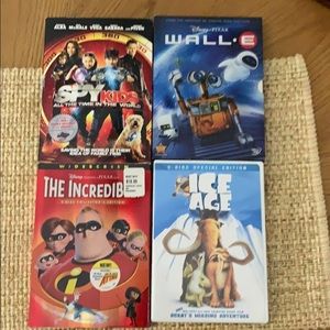 Set of 4 Children’s DVDs